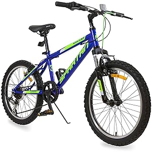 Spartan 20" Panther Bicycle MTB Mountain Bike with Shimano Shifter and Gear Alloy Brakes & Rims